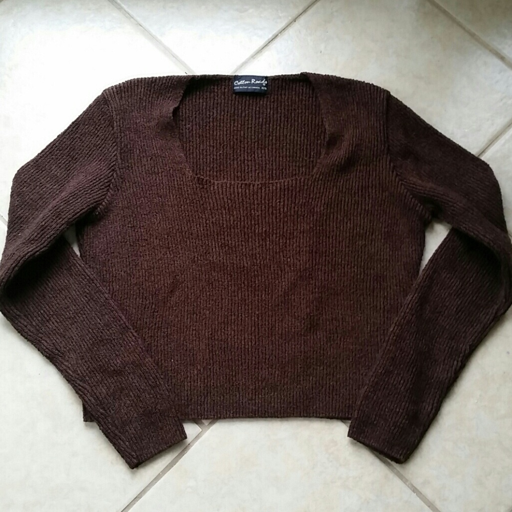 Cotton Roads Perfect Boho Scoop Neck Sweater